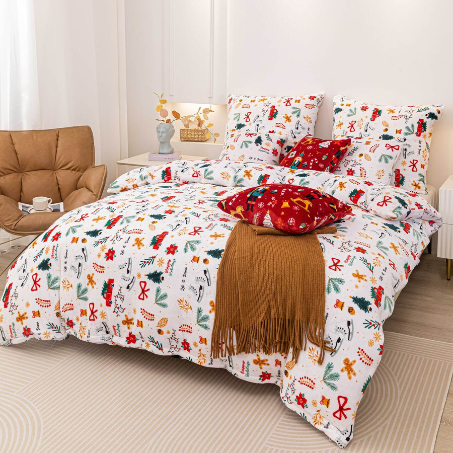 Bettwäsche Merry Weiß