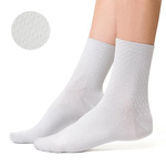 Socken Bambus Serie Rauten Art. 125 Grau