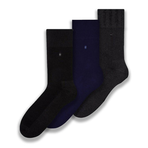Socken Garnitur Serie Grau, Schwarz, Blau