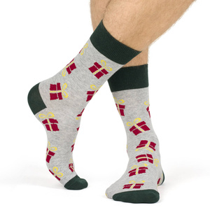 Zestaw 4x Kolorowe Męskie Skarpetki SOXO GOOD STUFF wesołe Święta Boże Narodzenie Prezent