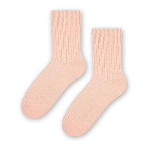 Socken Wolle Serie Rosa