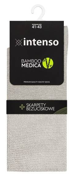 Skarpety medyczne BEZUCISKOWE Bambusowe Bamboo Medica Intenso