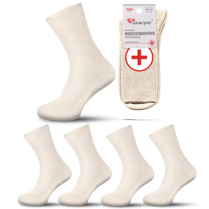 5X Baumwollsocken Ohne Druck medizinische Kunst. 02 Skarpol
