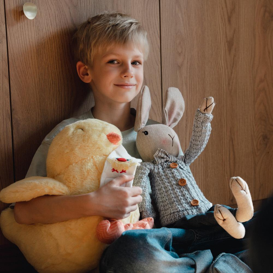 Socken Serie gemustert Ecru/Grau/Weiß