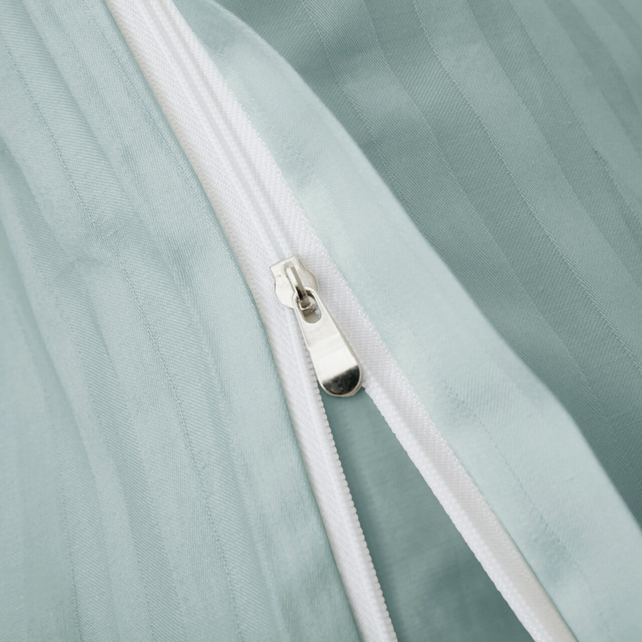 Bettwäsche Set Salbeigrün Damast