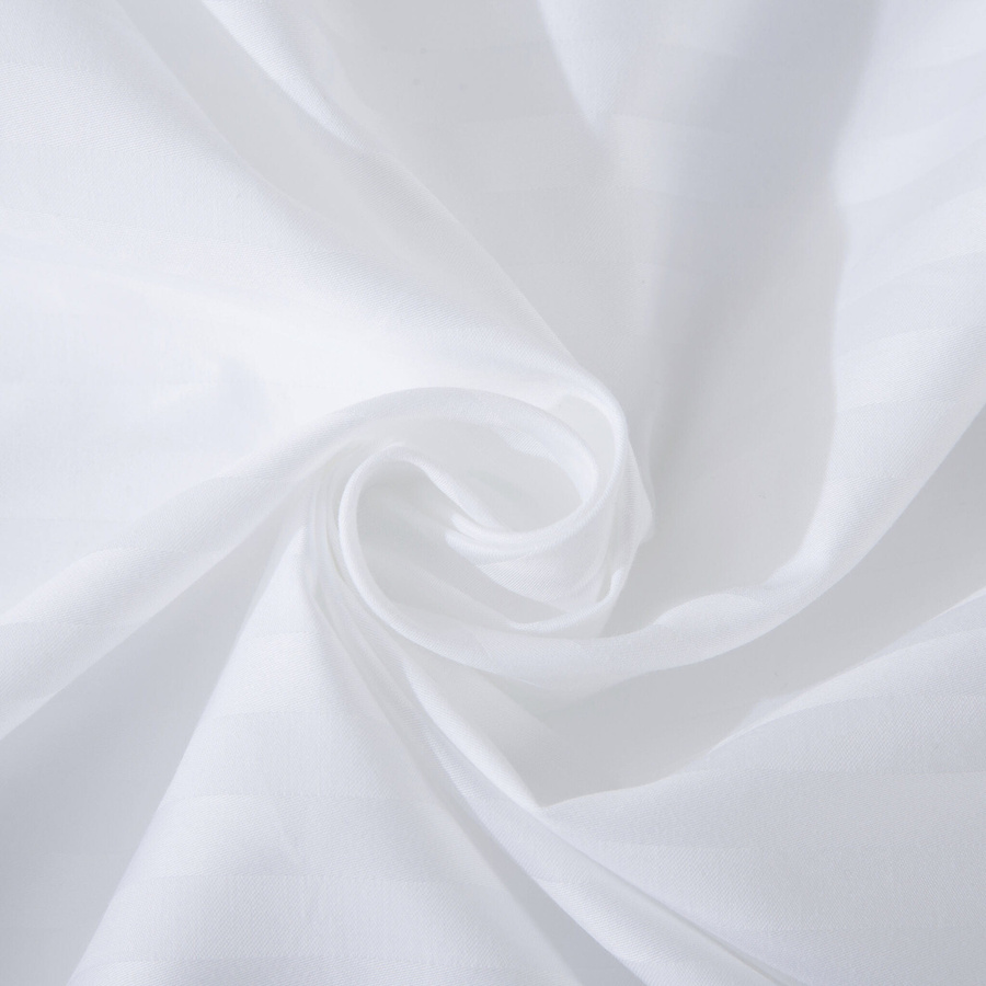 Kissenbezug Damast Weiß