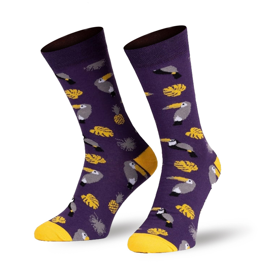 Kolorowe skarpety męskie garniturowe ANTHONY Eltom