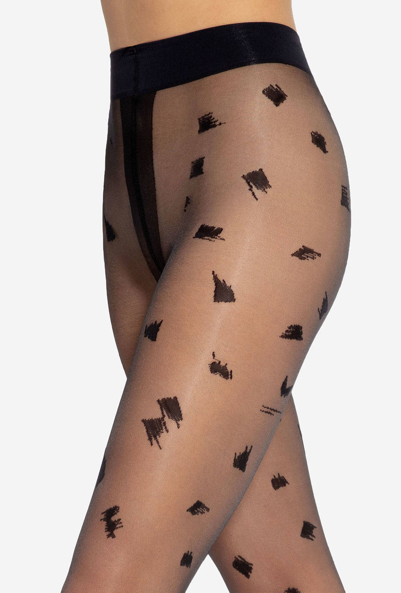 rajstopy damskie GATTA ARTI 04 transparentne wzorzyste