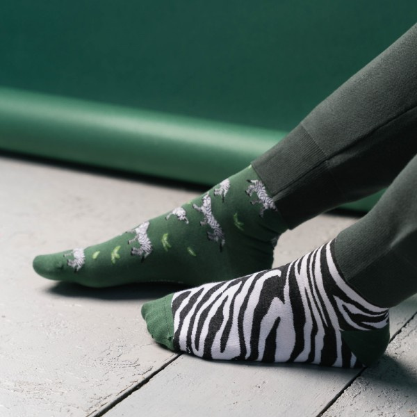 Damen/Herren Zebra More Fashion Farbige Socken