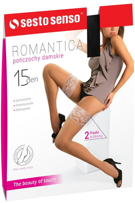 Ciorapi autoadezivi Romantica Roșii