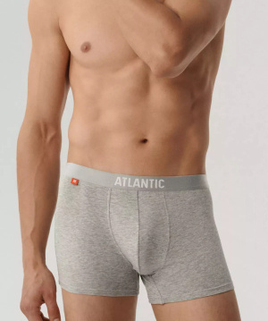 Herren-Boxershorts Serie 3MH-011 Grau/Schwarz/Mehrfarbig