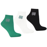 Damen 3/4 Socken 3er-Pack