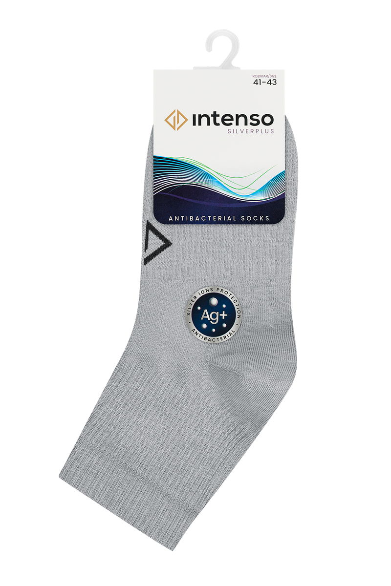 Kurze antibakterielle Sportsocken Silverplus Art. 0617 Intenso