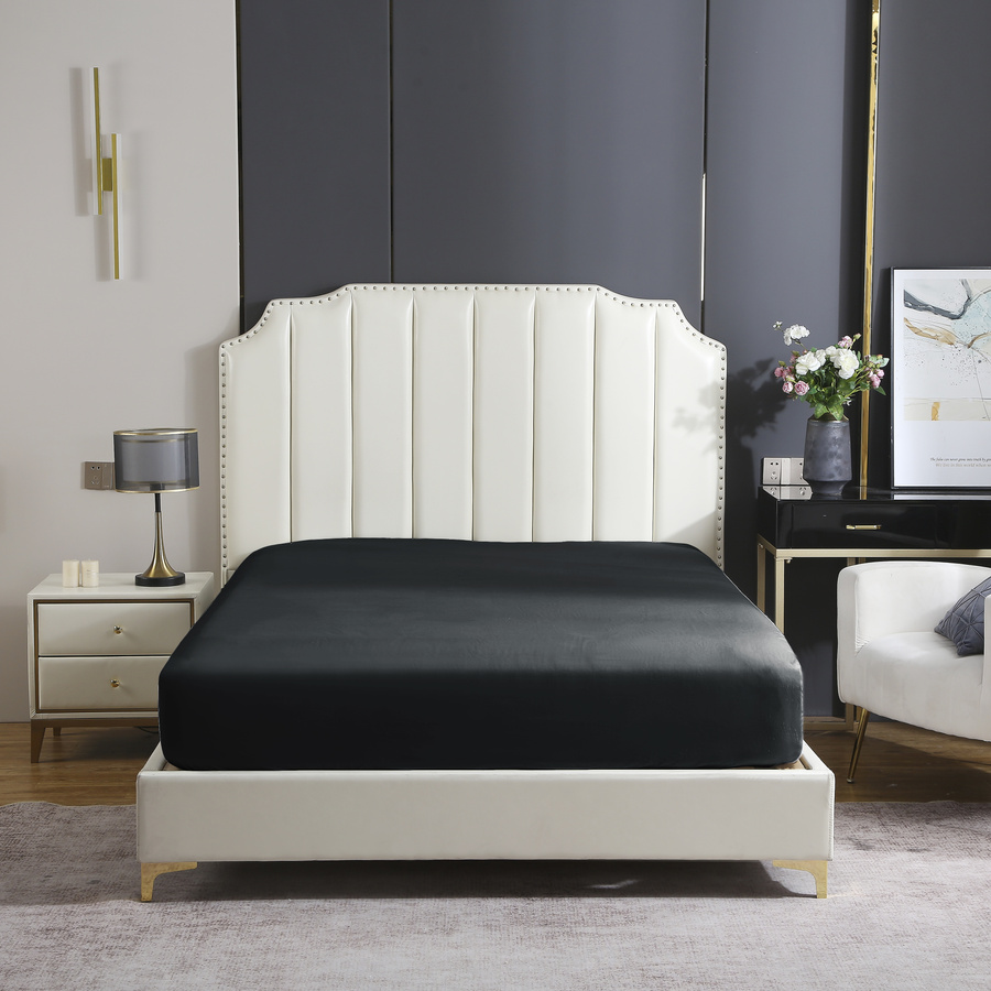 Spannbettlaken Serie Schwarz