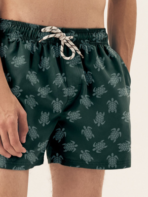 React swim shorts with pattern change effect
