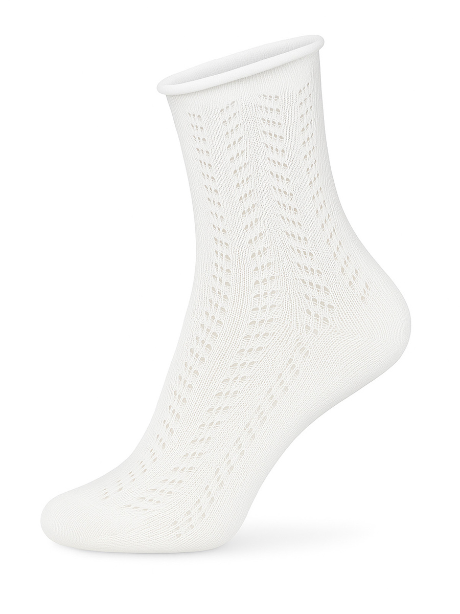 Durchbrochene Damensocken ohne Drücker 989