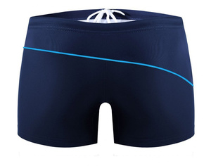 Badeboxer Herrenserie Blau