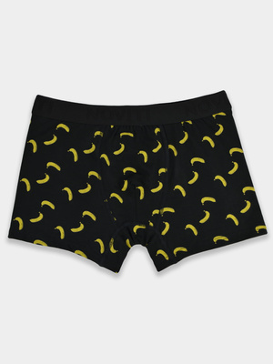 Herren Boxershorts Banane schwarz