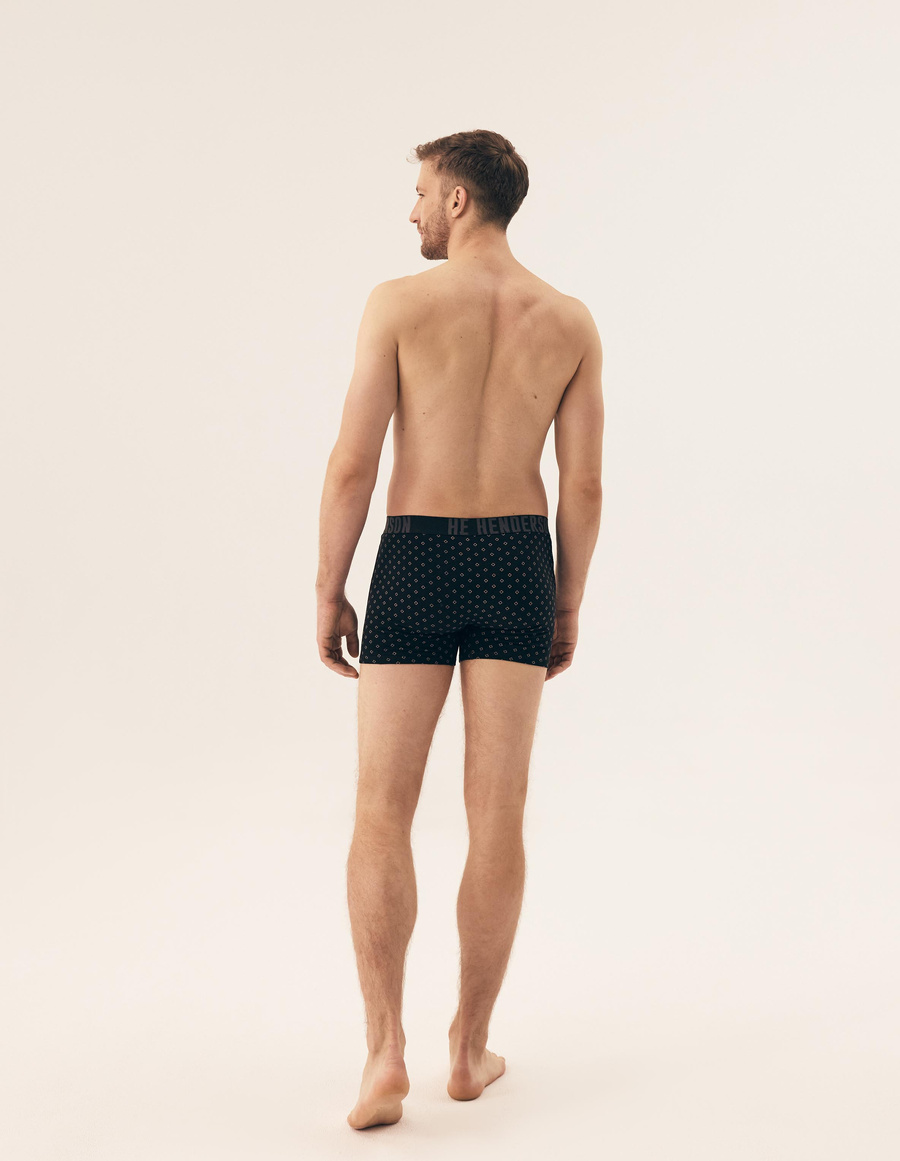 Boxershorts für Männer in Optik mit langem Bein im 5er-Pack
