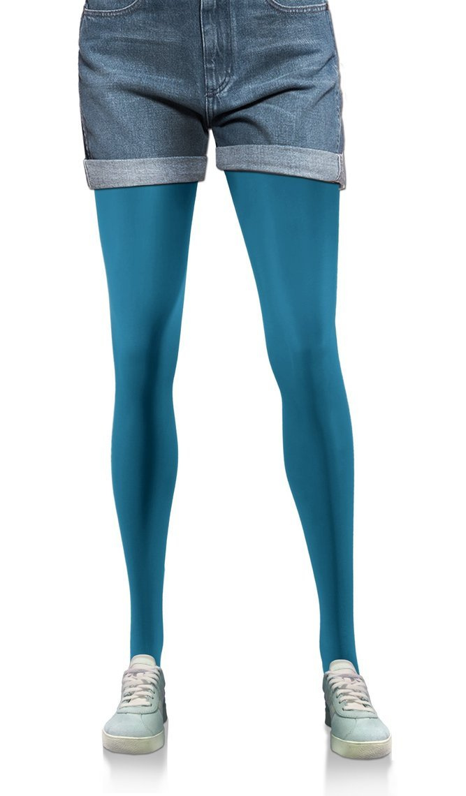 Kolorowe rajstopy kryjące z microfibry HIVER 40DEN Sesto Senso