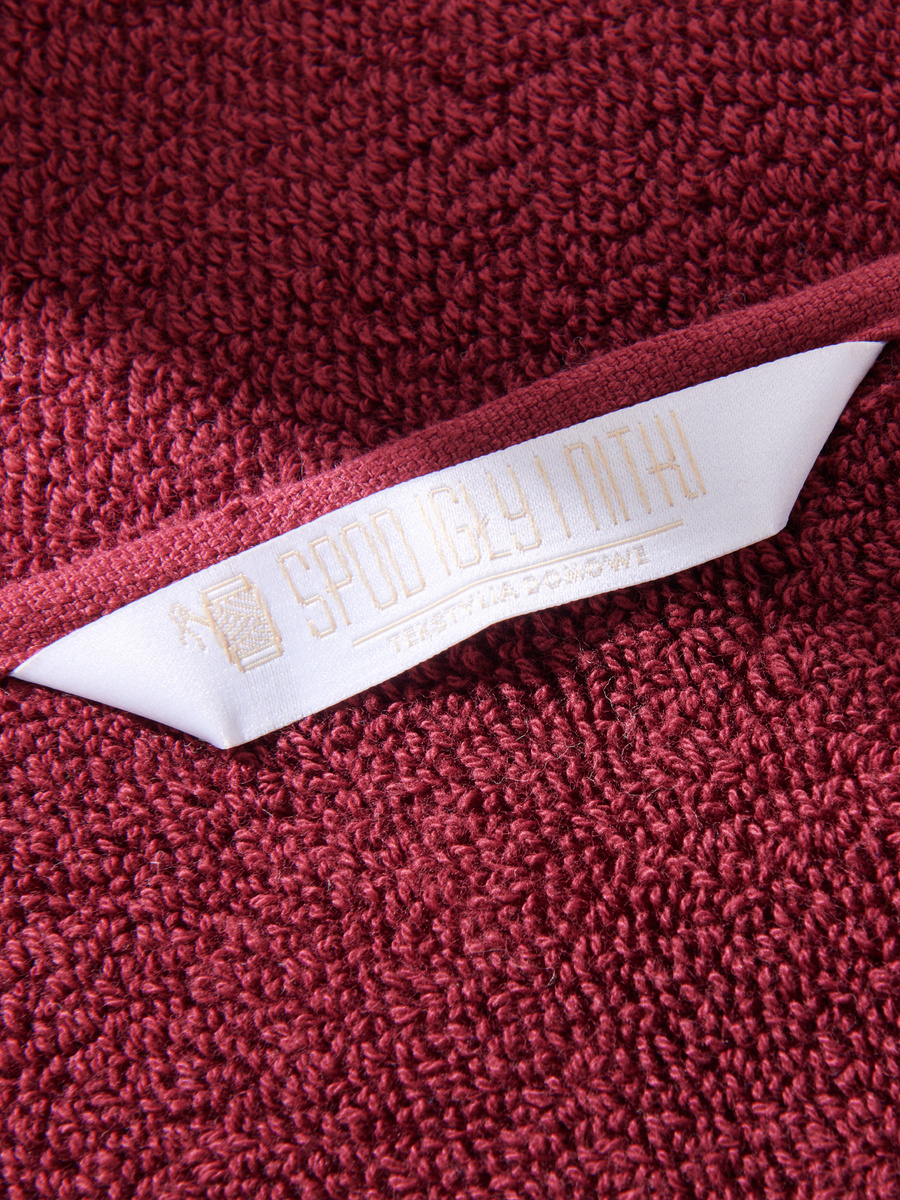 Towel Leo Burgundy