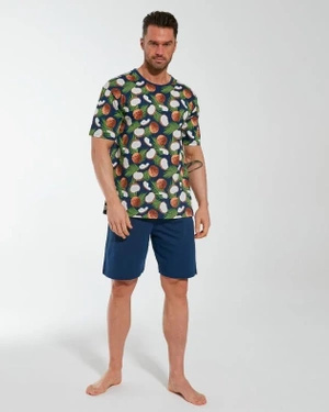 Herren Pyjama Serie 323 Blau