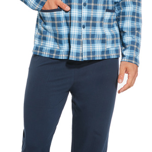 Herren Pyjama Serie 114 Blau