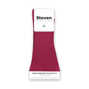 Compression-Free Cotton Socks Art. 018 Burgundy