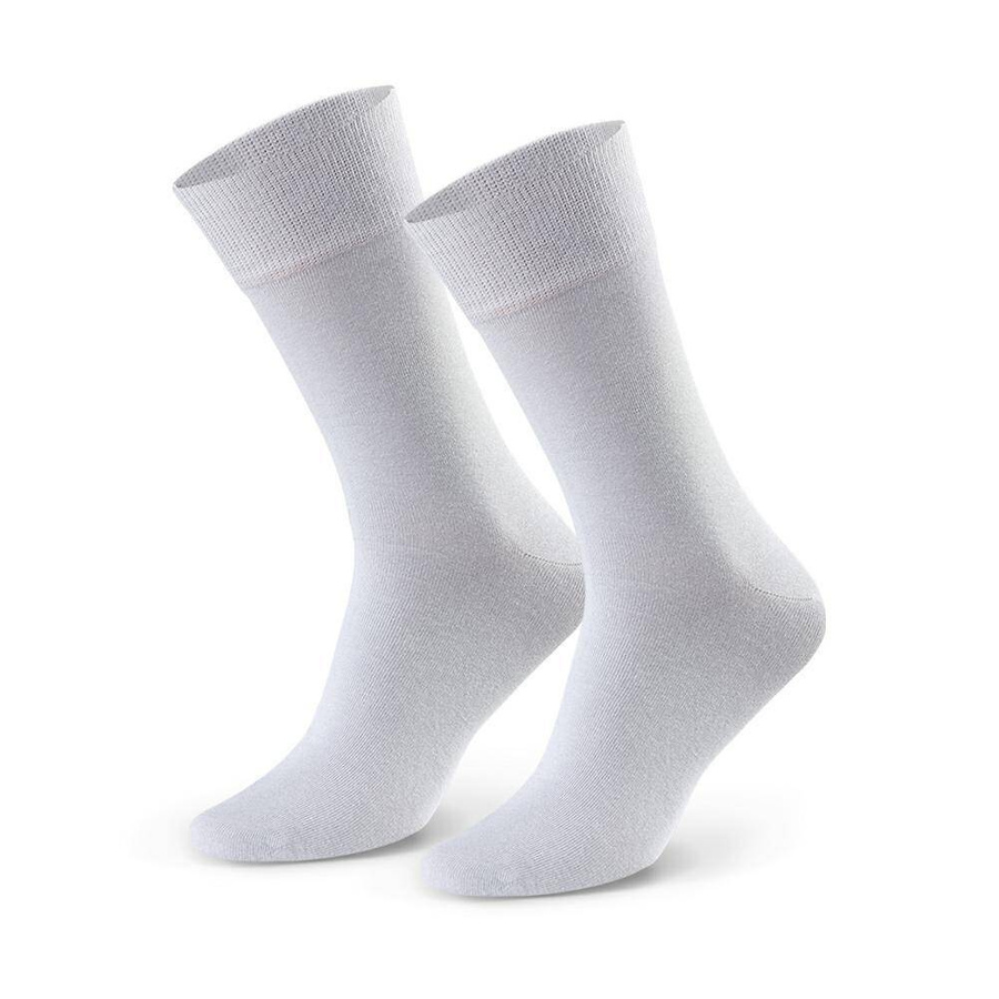 Socken Herren Serie Glatt Grau