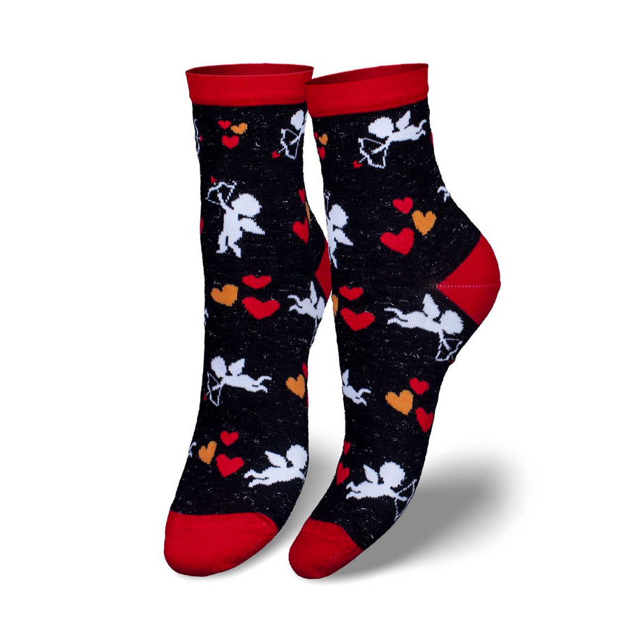 Damen Socken Serie Gemustert 200 Schwarz