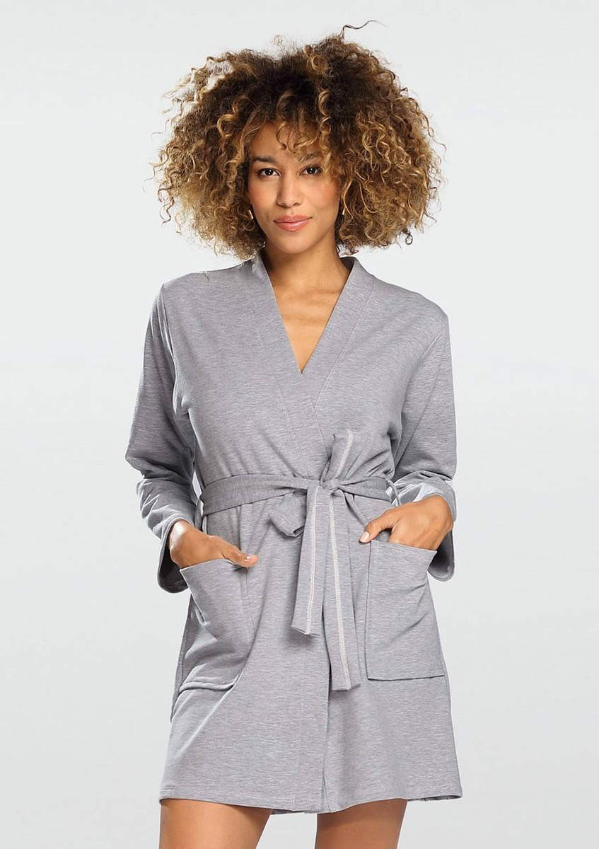 Bademantel Podomka Pola Grau