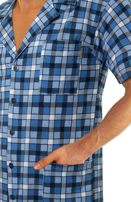 Kurzarm-Schlafanzug Herren Serie 2182/10 Mehrfarbig