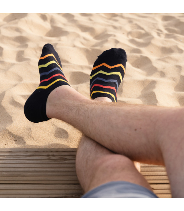 kolorowe stopki Damskie/Męskie Zygzak More Fashion