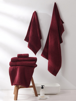 S TOWEL 100*150 LEO MAROON