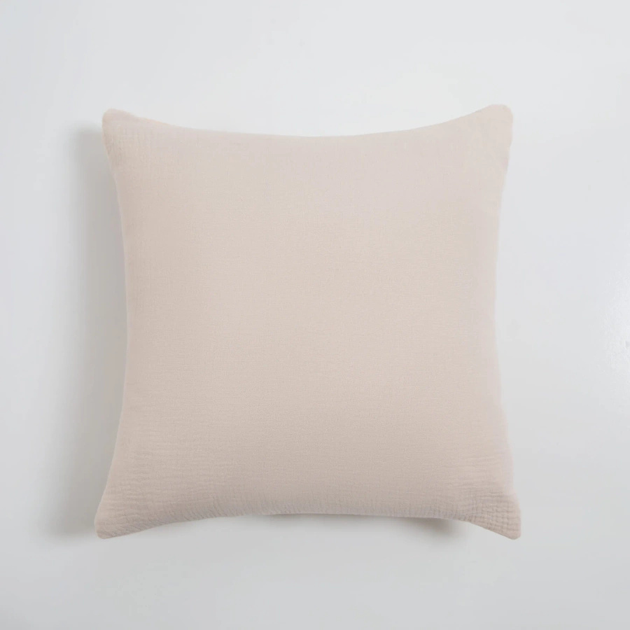 S PILLOWCASE 40*40 MUSLIN BEIGE