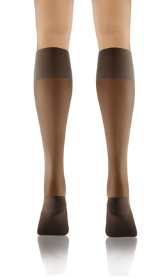 Sesto Senso Damen Podkolanówki – Massierende Sohle, 20 Den, Poliamid-Elastan Mix, Nicht-Drückend, Unterstützt Durchblutung, Elegant Halbtransparent, 3er Pack, Schwarz