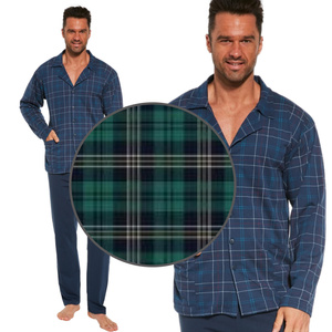 Herrenpyjama Serie 114 Blau