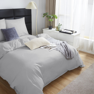 Lenjerie de pat Satinată Gri deschis