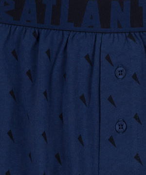 Herren-Boxershorts Serie 2MBX-035 Dunkelblau und Blau