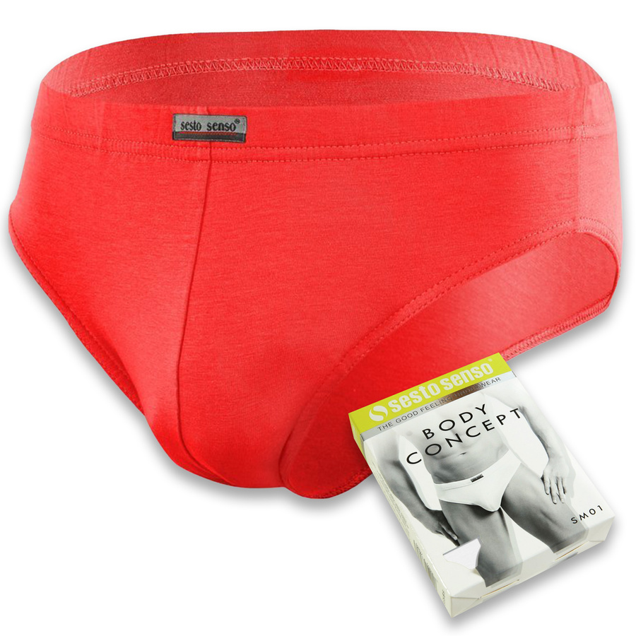 4X Antyalergiczne wyprofilowane slipy męskie LEOPARD Sesto Senso