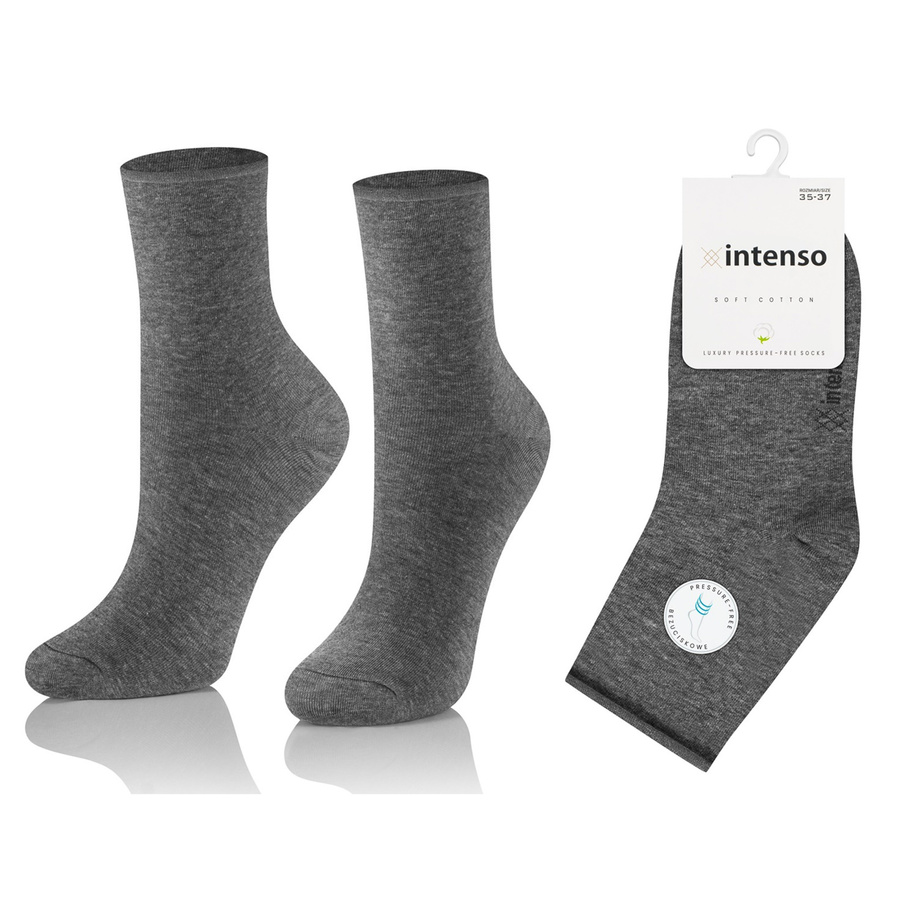 Socken für Frauen ohne Druckknöpfe Baumwolle Art. 020 Intenso