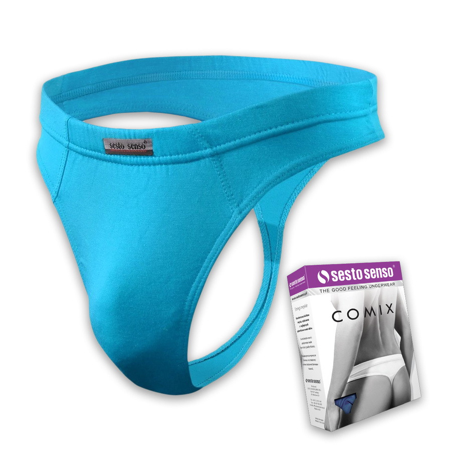 Herren-String STM02 Rot/Blau/Weiß