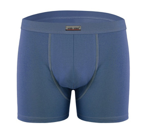 Sesto Senso Herren Baumwoll Boxershorts – Bequeme Unterwäsche mit Elastan, Atmungsaktiv, Flache Nähte, Ohne Druckstellen, Blau, für Männer