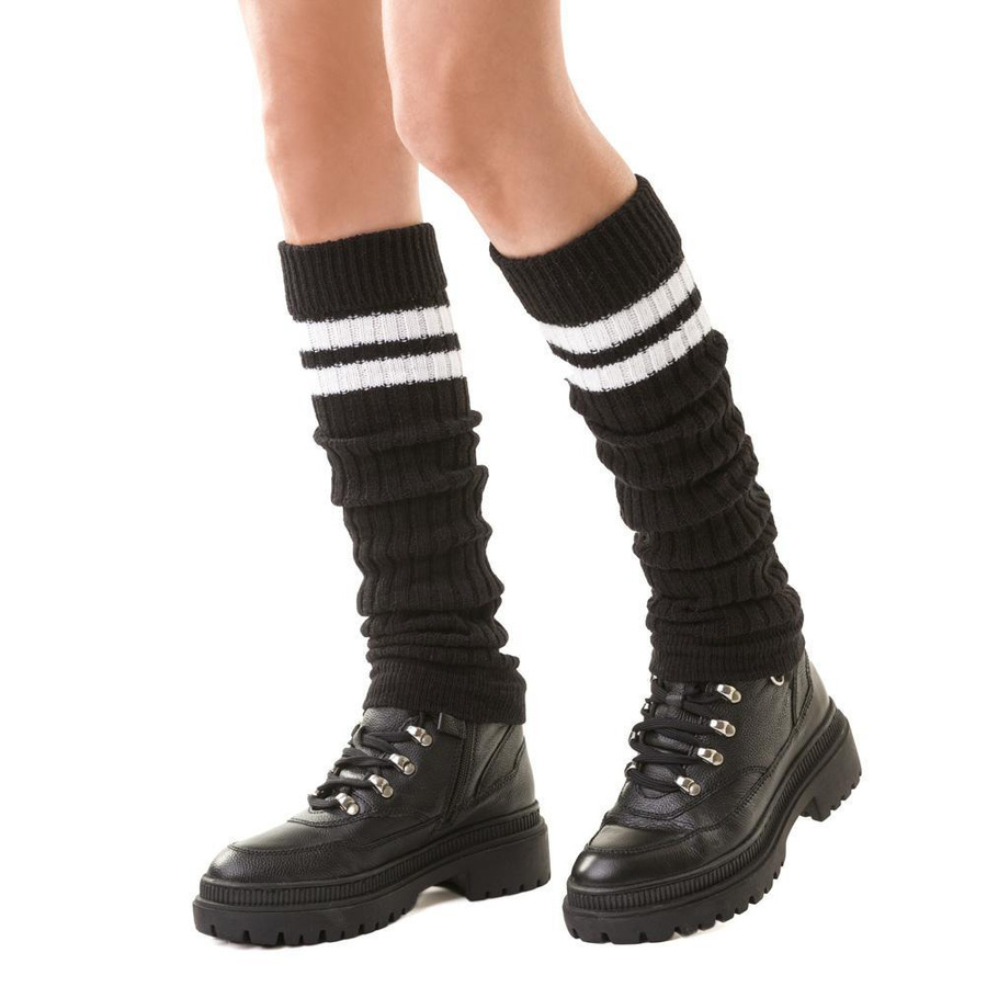 Wadenwärmer Damen Serie Schwarz