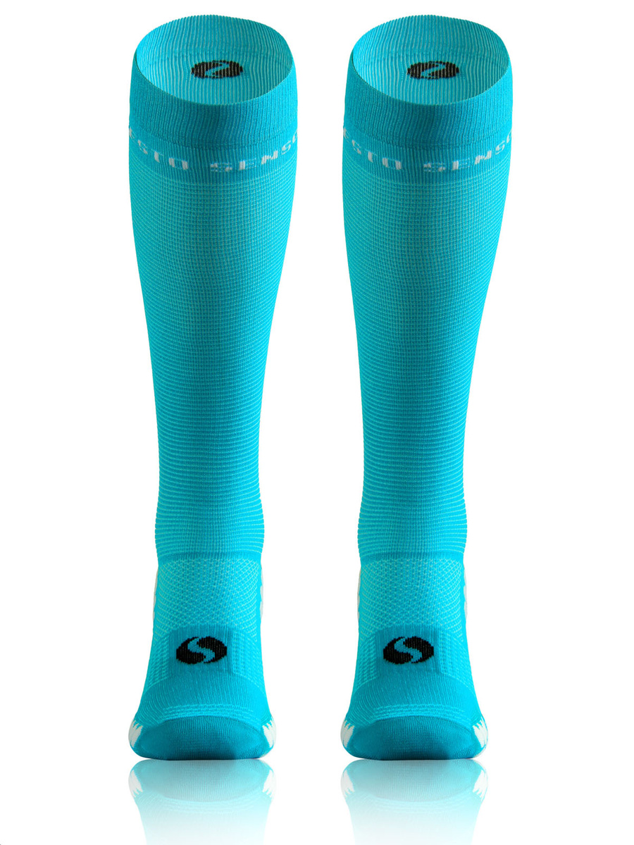 Șosete până la genunchi compresive SKB12 Turcoaz