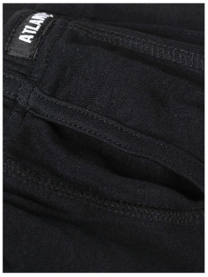 Men's Cotton Long Underwear Black BML-011 Atlantic