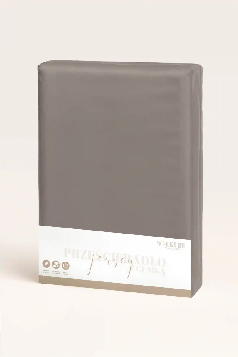 Spannbetttuch Dunkel Beige