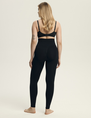 Shrinky Modeling Leggings Schwarz