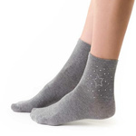 Socken Damen Serie Comet Grau