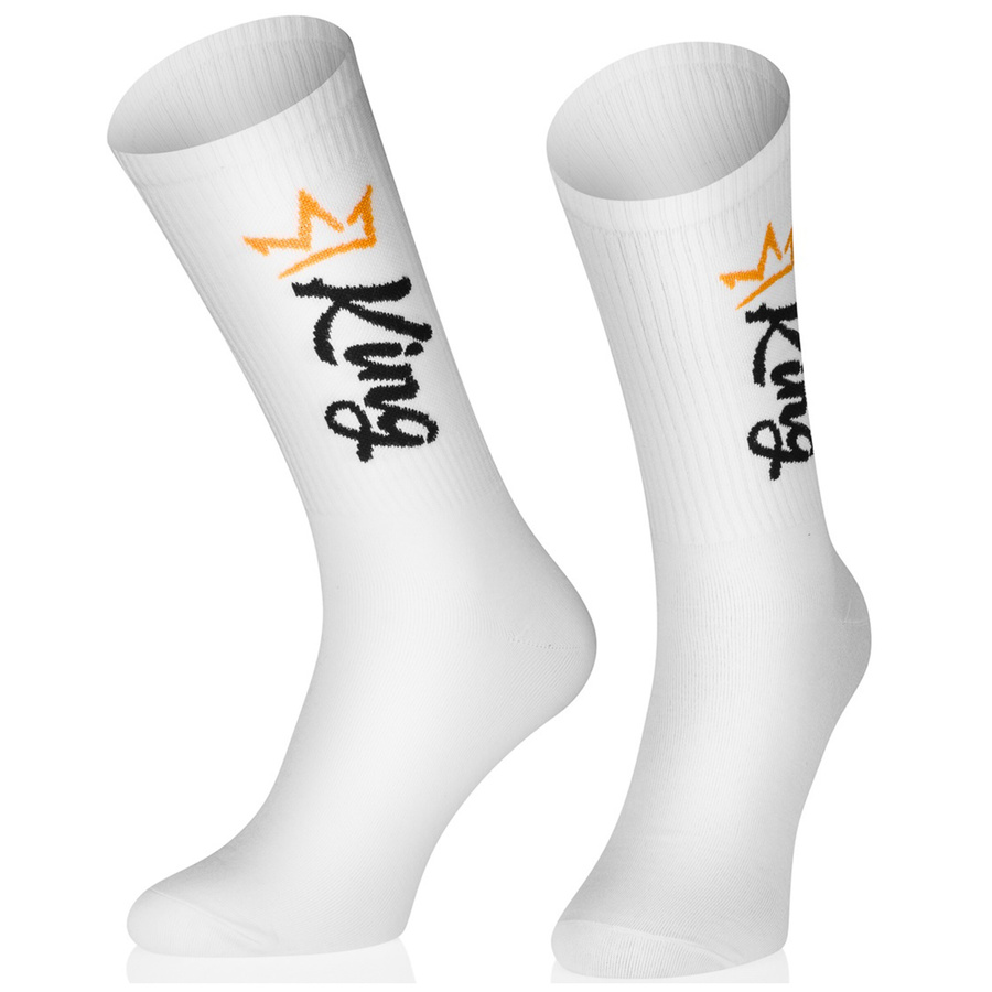 Super Retro Socken mit Aufschriften für ihn King